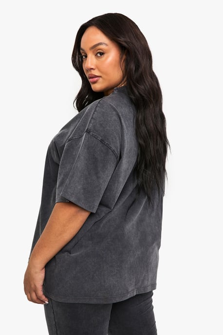 PLUS ACID WASH OVERSIZED TSHIRT - Image 2