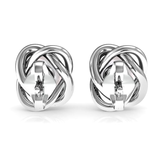 Simply Pearl oorbellen - Zilver en kristal - Image 3