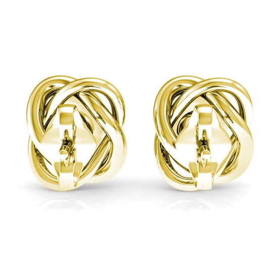 Simply Pearl oorbellen - Goud en kristal - Image 3