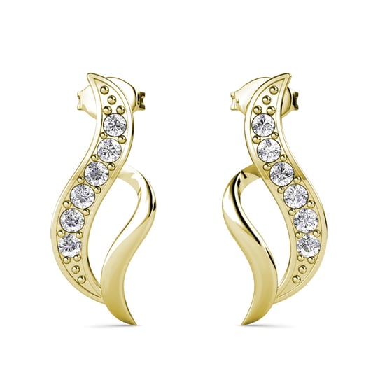 Destiny oorbellen - Goud en kristal - Image 2