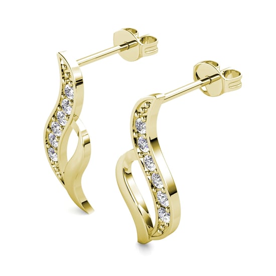 Destiny oorbellen - Goud en kristal - Image 3