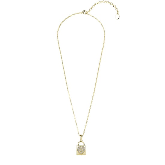 Lock Heart Pendants - Rose Gold and Crystal - Image 4