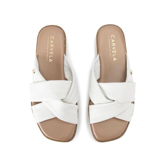 Carvela Leather Vita Cross Strap Sandals - Image 2