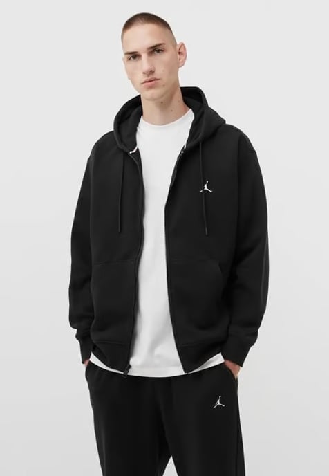 Nike Mens Black Jordan Fleece Tracksuit - Image 2