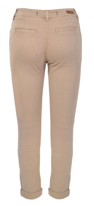 Beige Cropped Chinos - Image 4