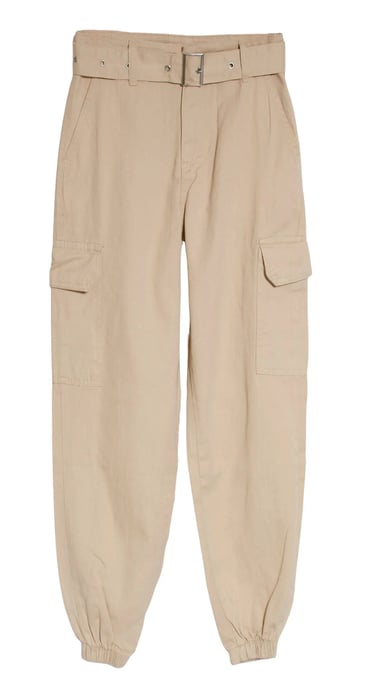 Belted Cargo Trousers - Image 2