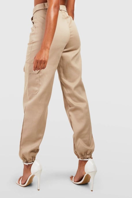 Belted Cargo Trousers - Image 3