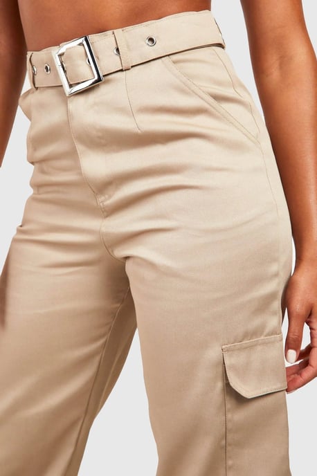 Belted Cargo Trousers - Image 4