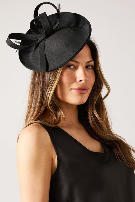 Loop And Feather Mesh Fascinator - Image 2
