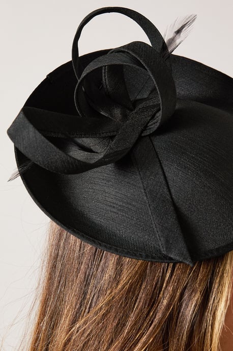 Loop And Feather Mesh Fascinator - Image 3