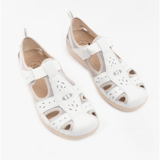 Free Spirit Cleveland Womens Sporty Shoes White - Image 3