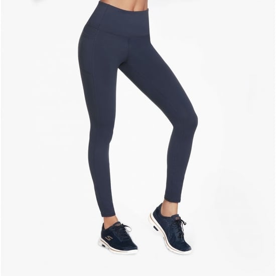 Skechers W03lg30b/nvy Goflex Dames Gymleggings Blauw Iris - Image 2