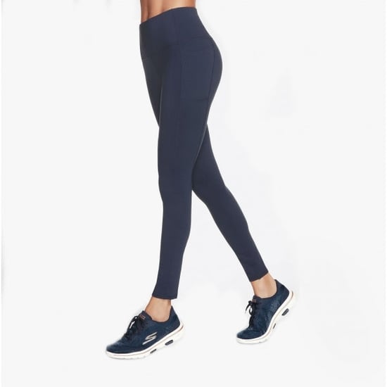 Skechers W03lg30b/nvy Goflex Dames Gymleggings Blauw Iris - Image 4
