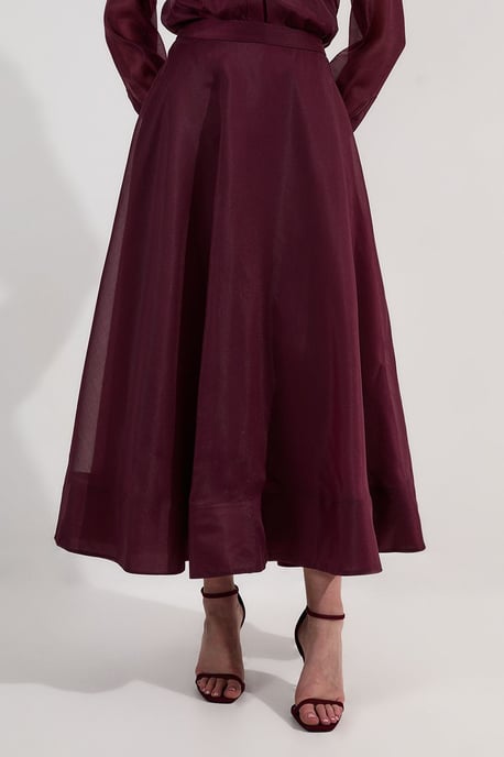 Lydia Millen Organdie Woven Prom Skirt - Image 3
