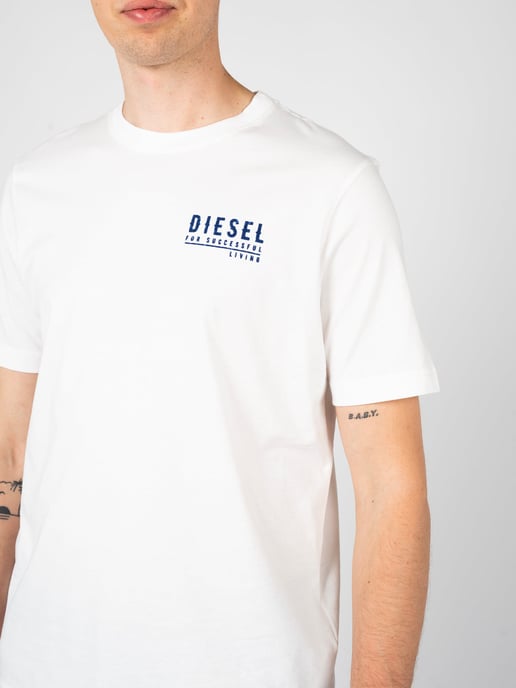 Diesel T-shirt T-Just Men's White - Image 4
