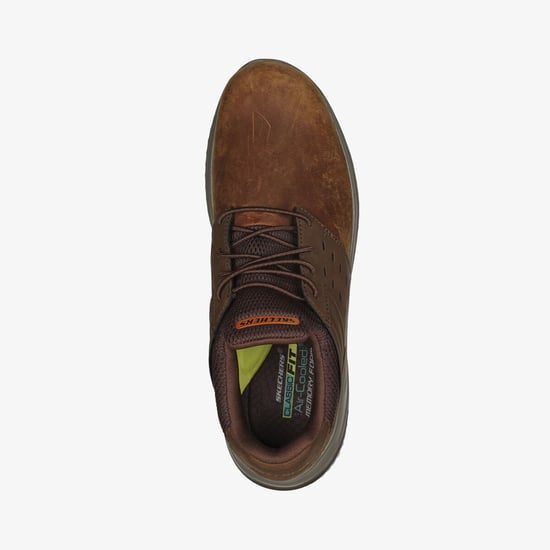 Skechers 210308/cdb Delson Mens Trainers Dark Brown - Image 2