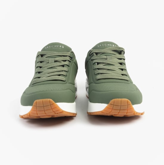 Skechers Uno - Stand On Air Mens Trainers Olive - Image 4