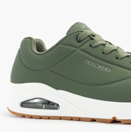 Skechers Uno - Stand On Air Mens Trainers Olive - Image 6