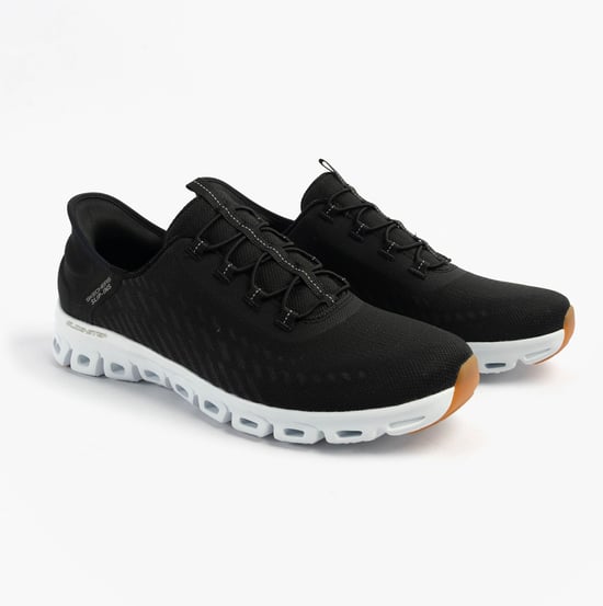 Skechers Glide-step - Tranquility Womens Trainers Black/white - Image 2