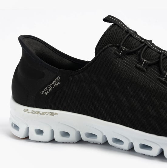 Skechers Glide-step - Tranquility Womens Trainers Black/white - Image 6