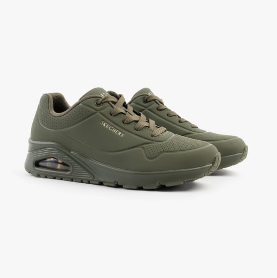 Skechers Uno - Stand On Air Womens Trainers Olive - Image 2