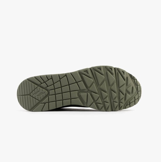 Skechers Uno - Stand On Air Womens Trainers Olive - Image 3