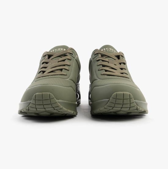 Skechers Uno - Stand On Air Womens Trainers Olive - Image 4