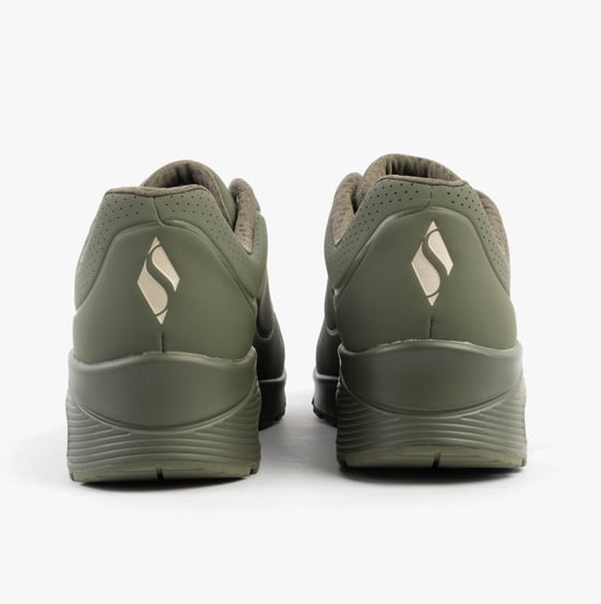 Skechers Uno - Stand On Air Womens Trainers Olive - Image 5