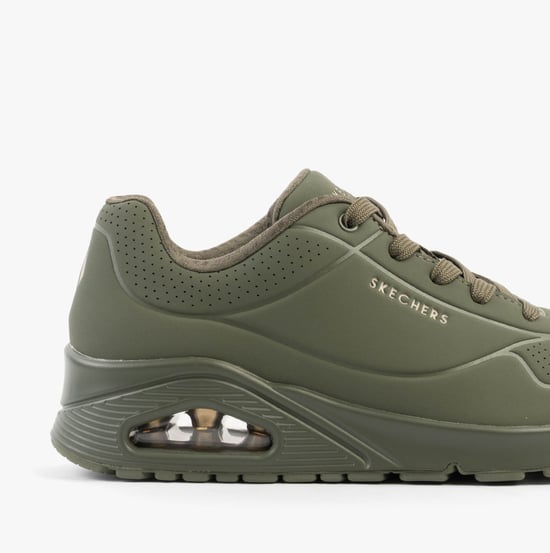 Skechers Uno - Stand On Air Womens Trainers Olive - Image 6