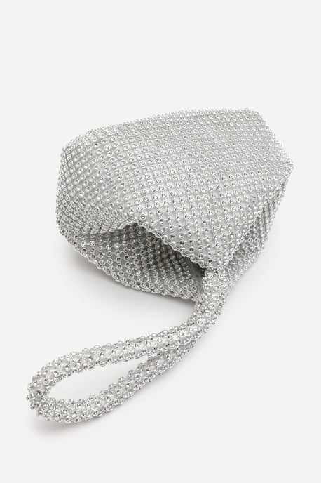 Wheres That From Womens 'Cascabel' Mini Chainmail Pouch Bag - Image 3