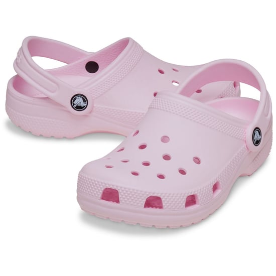 Crocs Småbarn Classic Croslite Gummi Rosa Milk Loafers - Image 3