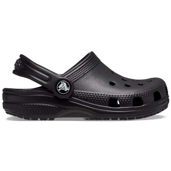 Crocs Toddler Classic Croslite Rubber Black Loafers - Image 6