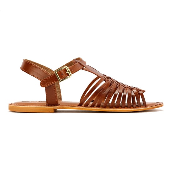 Tower Footwear Hurache Leren Dames Bruine Sandalen - Image 5