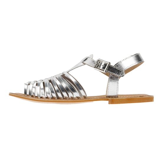 Tower Footwear Hurache Leren Dameszilveren Sandalen - Image 6