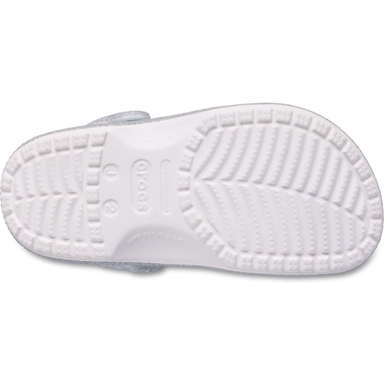 Crocs Classic Glitter Clog Thermoplastische Witte Loafers - Image 4