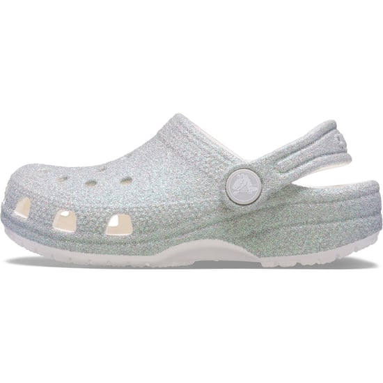 Crocs Classic Glitter Clog Thermoplastische Witte Loafers - Image 6