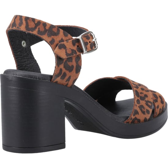 Hush Puppies Georgia Leather Women's Leopard Sandals - Image 2