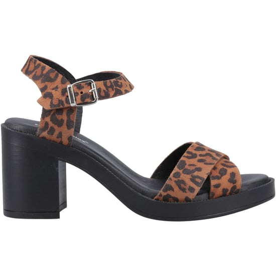 Hush Puppies Georgia Leather Women's Leopard Sandals - Image 5