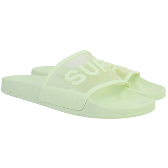 Superga 1908 Clear Identity Womens Slides Green Primrose - Image 5