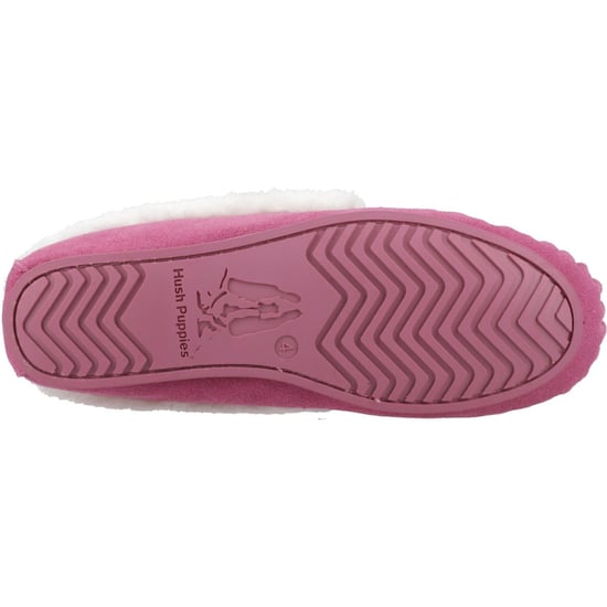 Hush Puppies Agnes Mocka Kvinnors Rosa Tofflor - Image 3