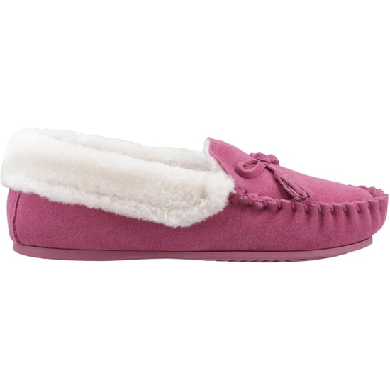 Hush Puppies Agnes Mocka Kvinnors Rosa Tofflor - Image 5