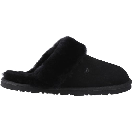 Hush Puppies Samantha Suede Women's Black Slippers - Image 5
