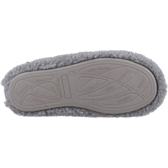 Hush Puppies Bra Textil Kvinnors Grå Tofflor - Image 3