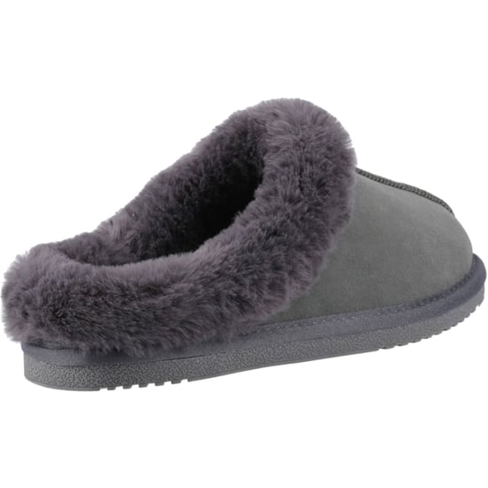 Hush Puppies Amara Suede Women's Grey Slippers - Image 2
