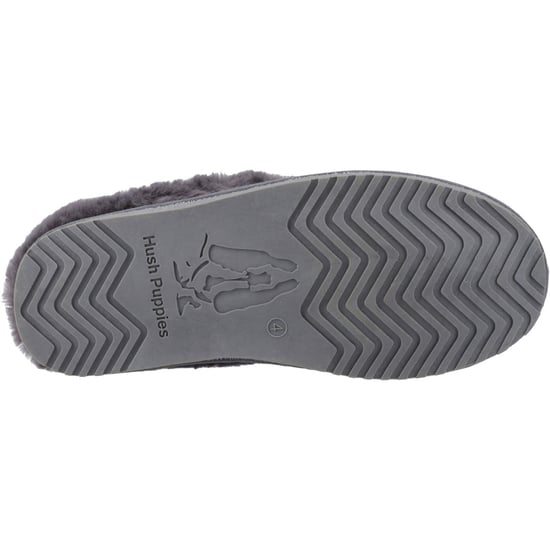 Hush Puppies Amara Suede Women's Grey Slippers - Image 3