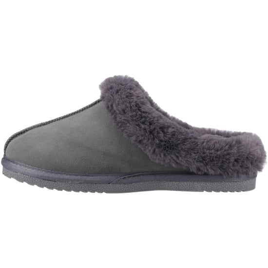 Hush Puppies Amara Suede Women's Grey Slippers - Image 4