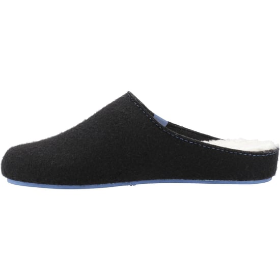 Hush Puppies The Good Slipper 90% Återvunnet RPET Polyester Herrsvart/blåtofflor - Image 4