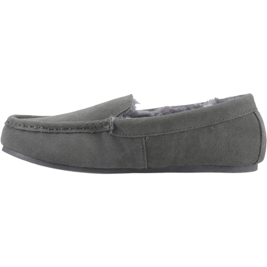 Hush Puppies Annie Mocassin Suede Women's Grey Slippers - Image 4