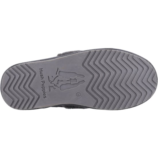 Hush Puppies Ariel Suede Women's Grey Slippers - Image 3