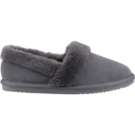 Hush Puppies Ariel Suede Women's Grey Slippers - Image 5